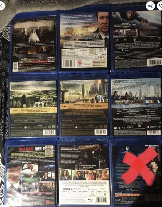 Vários Blu  ray sem legendas em Português P2