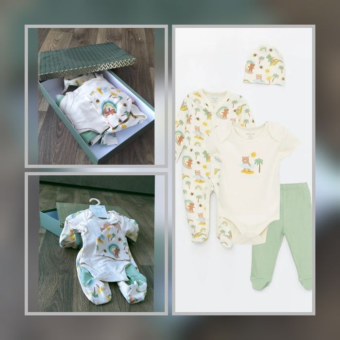 LC WAIKIKI  комплект подарунковий вкоробці для новонарод хлопчикам, бо