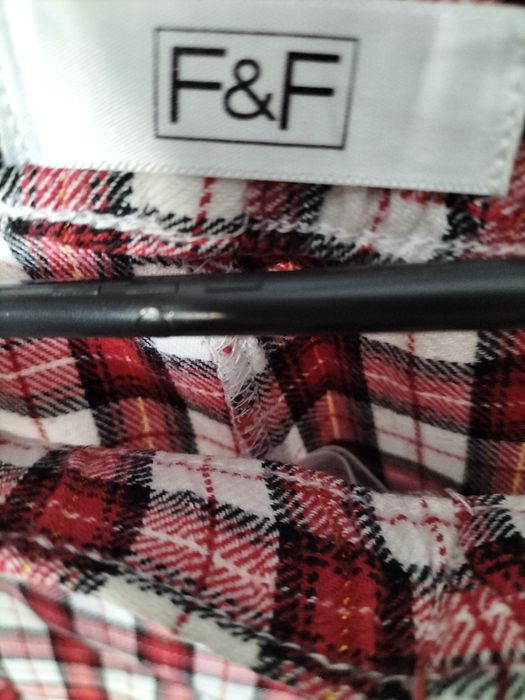 Spodnie dół od piżamy S krata