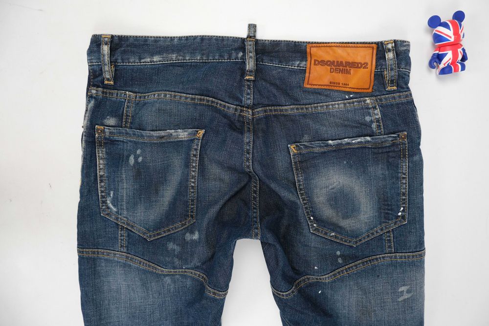 Dsquared2 tidy biker jean męskie jeansy  r 48