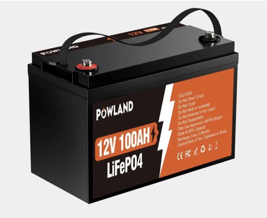 Аккумулятор POWLAND 12V 100AH LiFePO4
