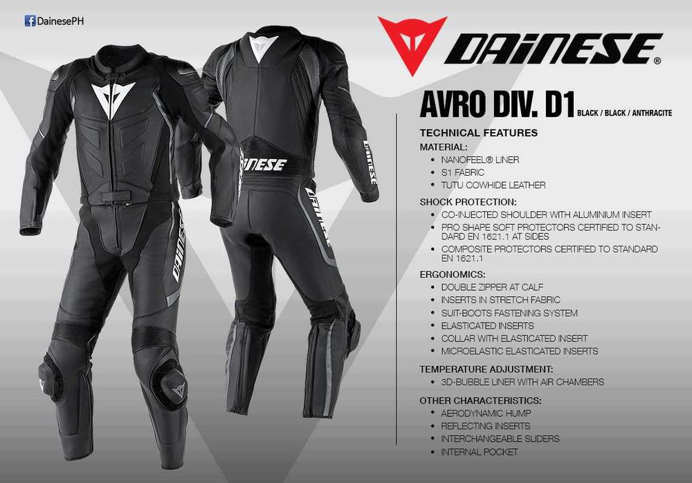 Fato de Mota Dainese AVRO 2PC
