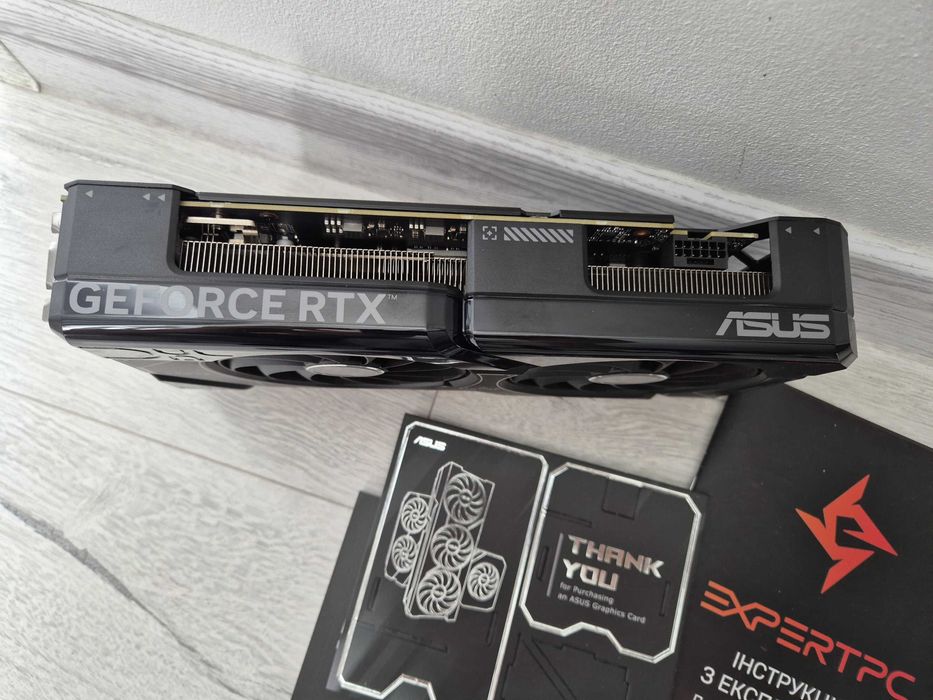 ігрова відеокарта RTX4070 Ti Super 16GB ASUS DUAL OC пломба. Trade-IN