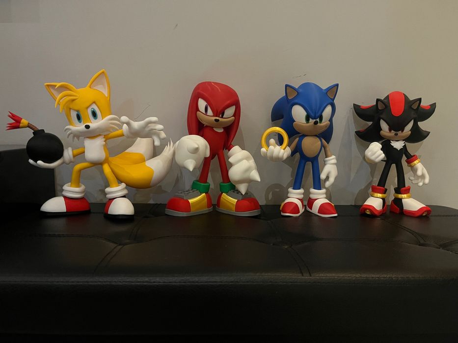 Sonic e guerreiras do K-Pop - impressão 3D