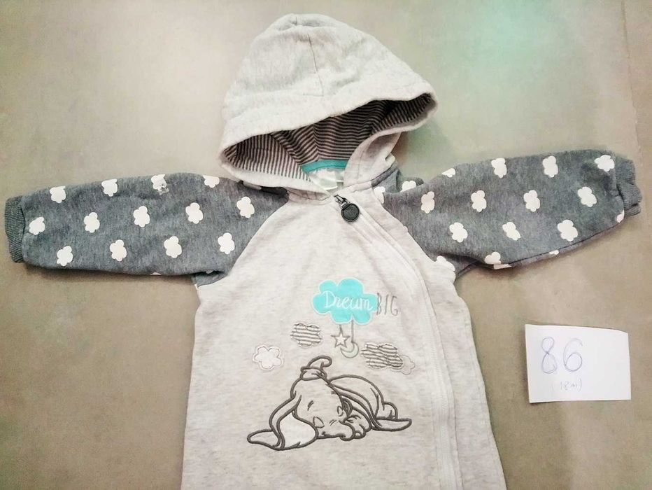pajacyk pajac Disney baby r. 86 dla chłopca lub dziewczynki