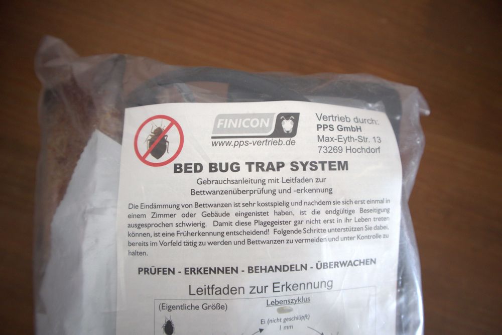 Armadrilha contra perceveijos - novo / Bed Bug Bait Box - new