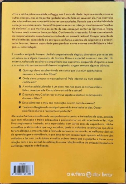 Livro “O Meu cão e Eu” – Novo – Guia de Cuidados com Cães