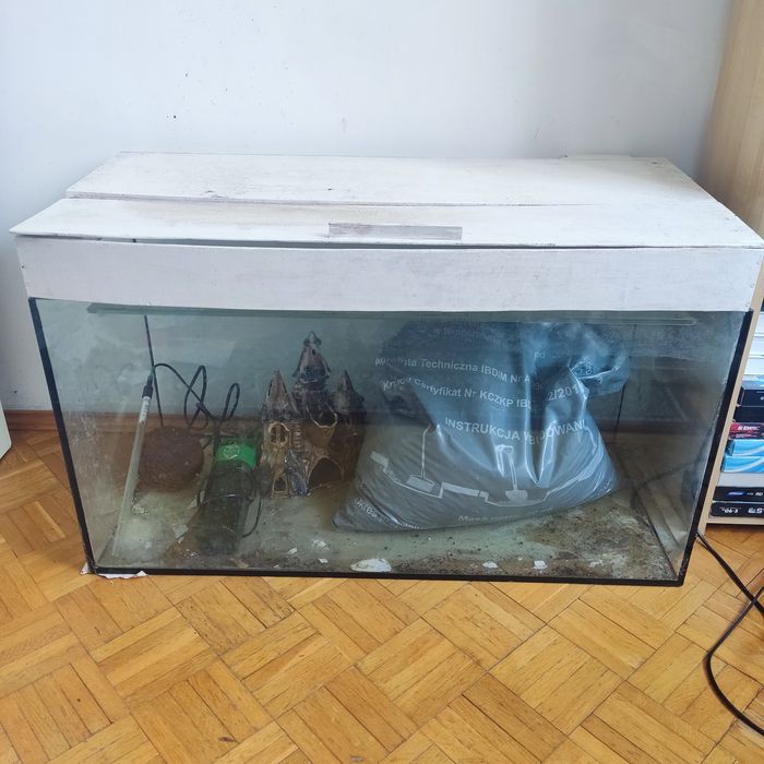 Akwarium 112 l 80×35×40 cm + wyposażenie – komplet