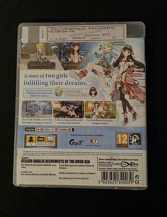 Atelier Shallie Alchemists of the Dusk Sea Para PlayStation 3
