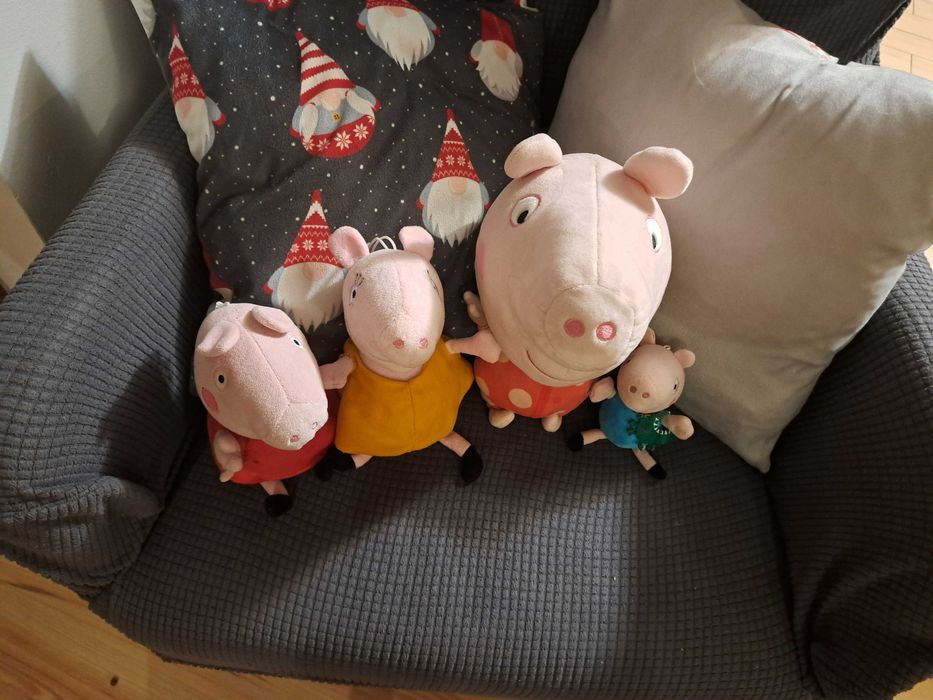 Zestaw maskotek Świnka Peppa i rodzinka (4 sztuki)