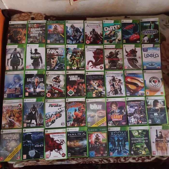 Игры для xbox 360, диски для приставки xbox