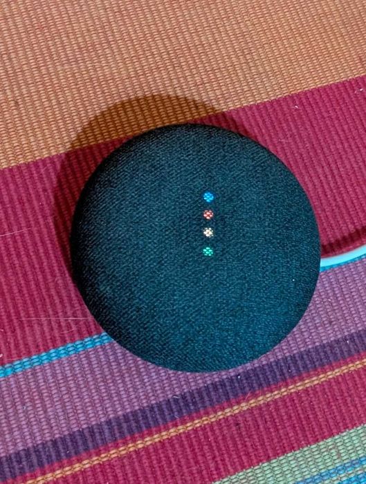 Google Nest Mini. (2ª geração). Coluna altifalante