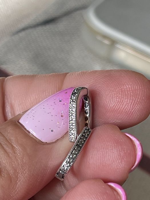 Charms kolczyki srebrne Ale S925