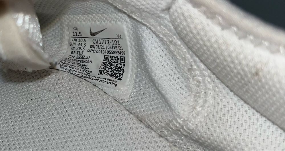 Кросівки Nike React 45.5 розмір (по стельке 29.5 см)