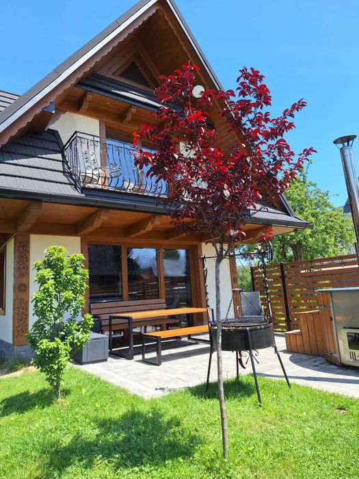 Wolny Domek  w górach balia jacuzzi na wyłączność Zakopane Poronin