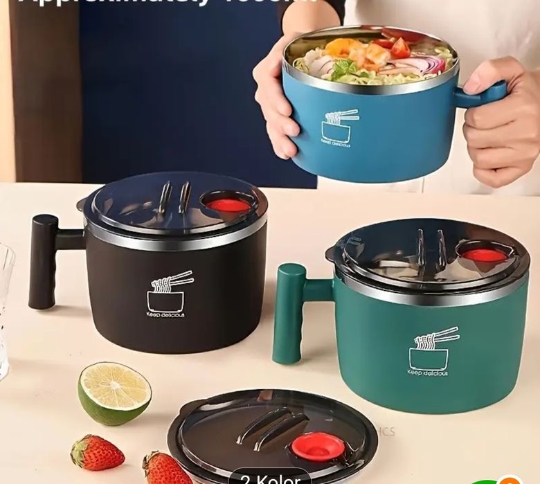 Lunch box miska termiczna z przykrywa