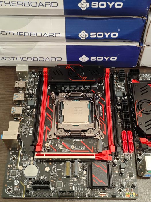 Комплект 2011v3 x99 BSF + 2650v3 /модуль TPM 2.0 2660v4 ОЗУ 16Gb DDR4