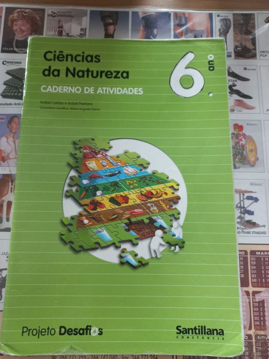 Livros activ. 6°ano Ciências Matemática História e Geografia