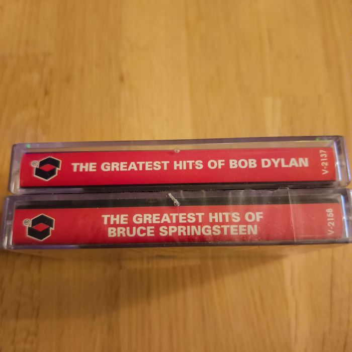 2 kasety magnetofonowe – Bob Dylan, Bruce Springsteen