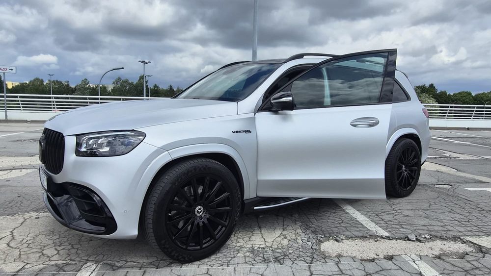 GLS 63 580 AMG V8 WARSZAWA 6 OSÓB 600KM x167 jak nowy folia PPF 2021r