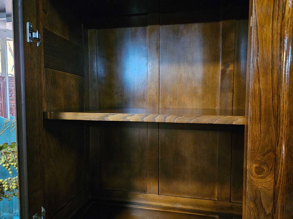 Grande móvel em madeira maciça para sala ou escritório - óptimo estad