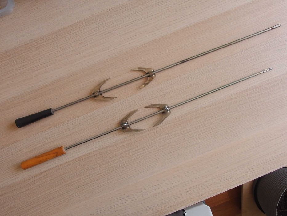 widelec szpikulec do rożna piekarnika grilla 59cm 54cm motylek kwadrat