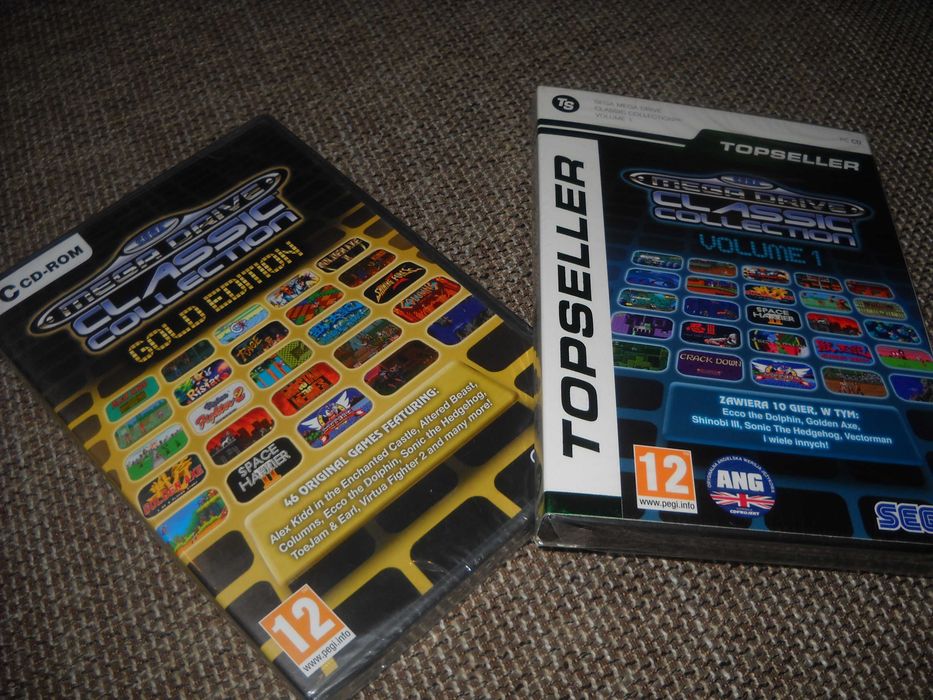 SEGA Mega Drive Classic Collection Gold Edition PC Nowa Folia + Gratis