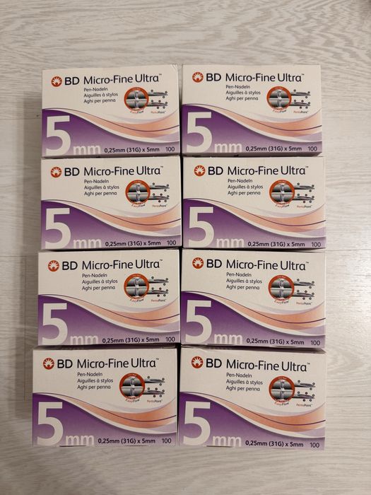 Голки для інсулінових  шприц ручок Micro Fine Ultra 5