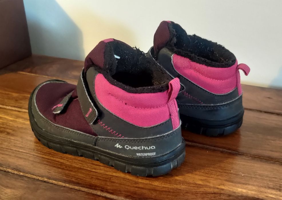 Buty ocieplane trekingowe śniegowce Quechua