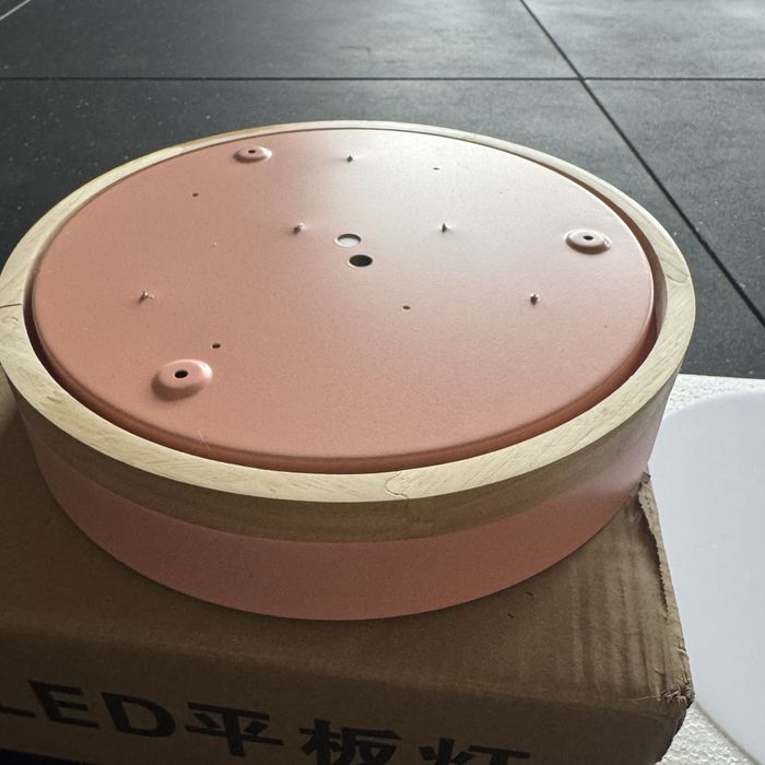 Candeeiro de teto LED NOVO e sem uso, 30 cm, 24W,3000K, Rosa