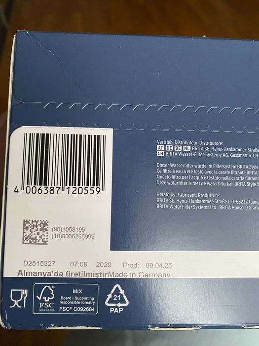 Фільтр для кувшина води BRITA