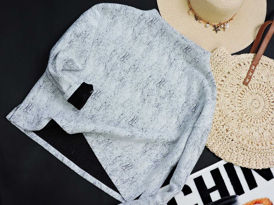 Opus Bluza sweterek motyw węża stójka M