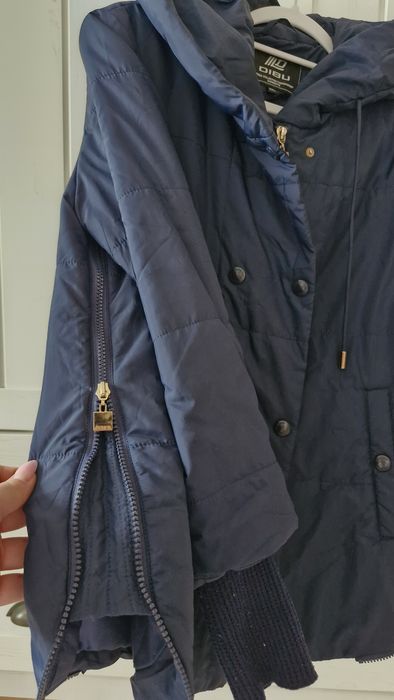 Куртка чорна синя
