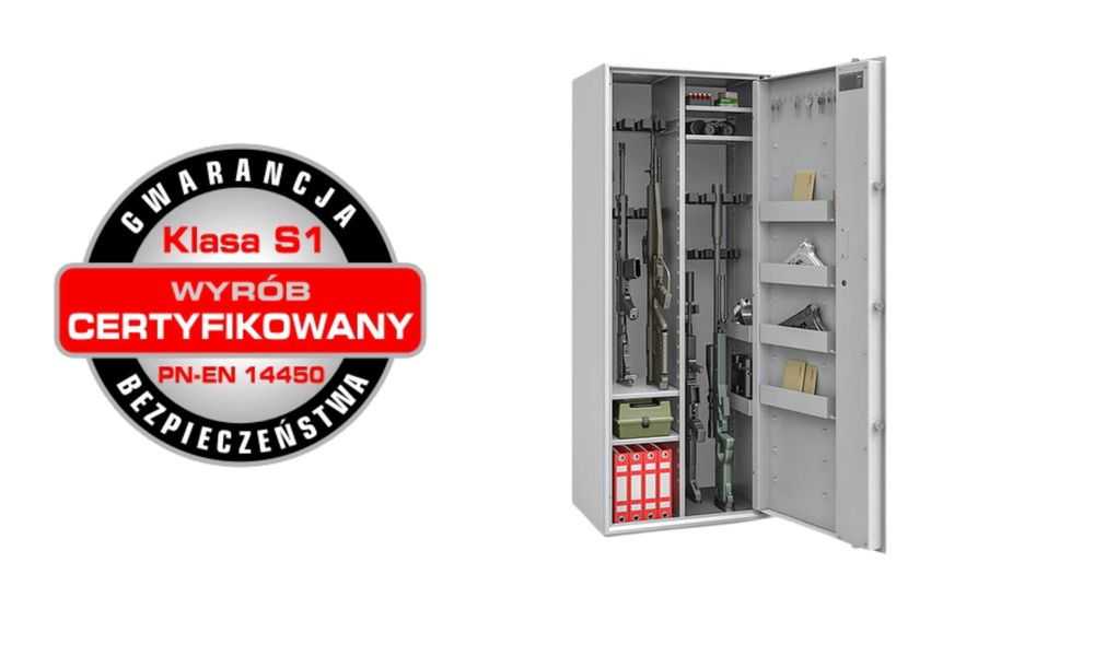 szafa na broń sejf S1 Siegen MAX kombi 500084.50 zamek elektroniczny