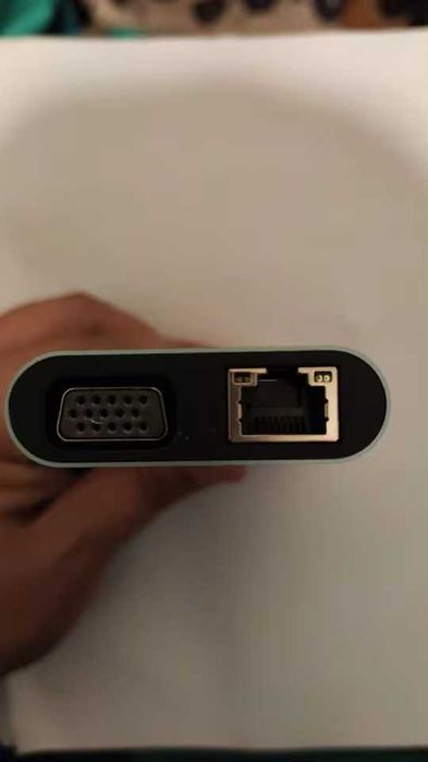 Разветвитель Xаб Hub 11 в 1 USB-C/HDMI/Micro SD/VGA/RJ45/PD100W 4K UHD