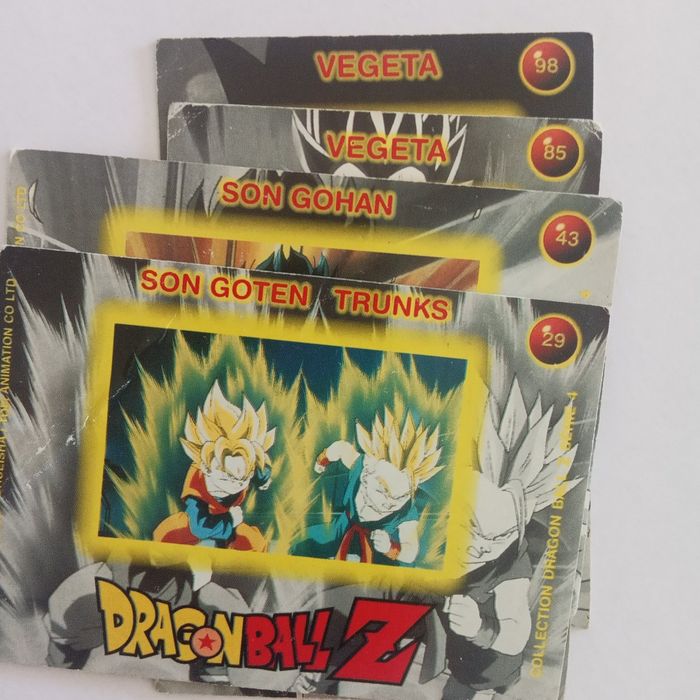 Dragon ball Z - cards série 1 2 3 e 4 Memorial Photo