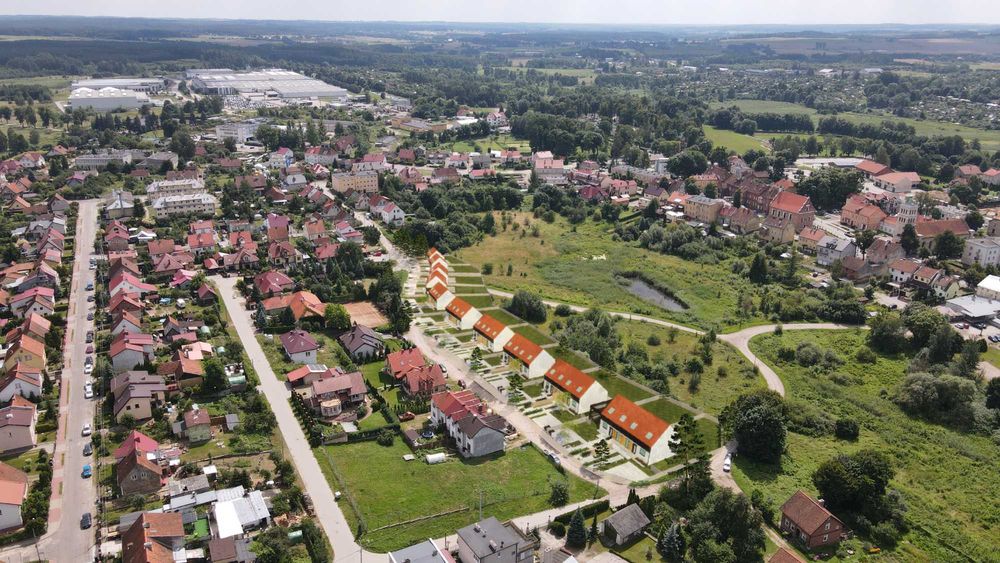 Nowoczesne domy. Dobre Miasto. Legionów. Stan deweloperski