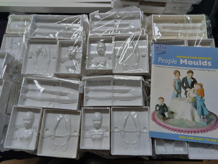 Molde plástico, figures humanas - para revenda (58 unidades)