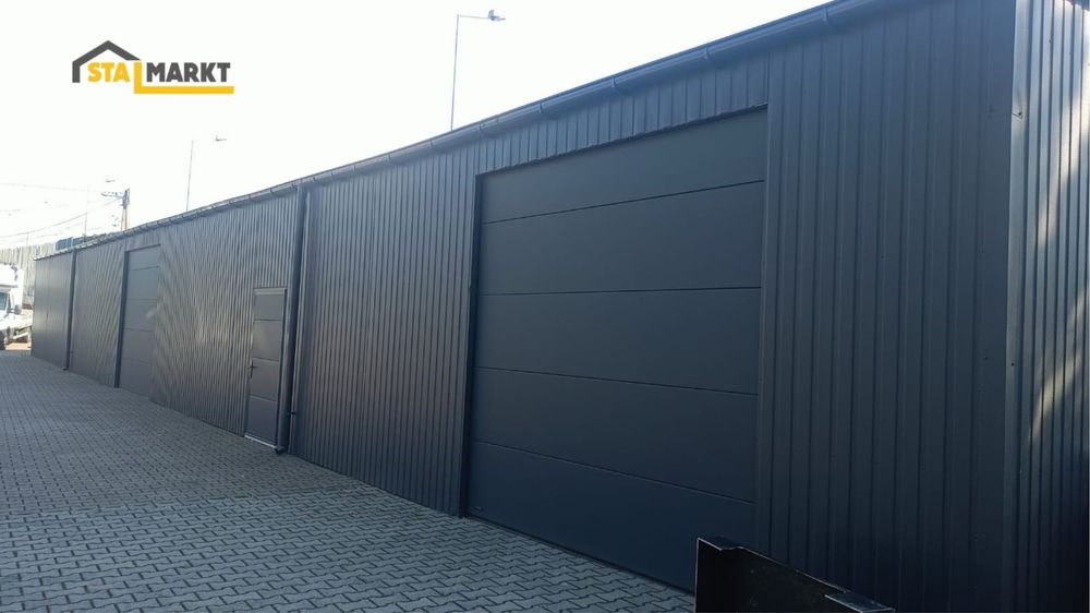 Nowy garaż blaszany 5x6m – producent, montaż GRATIS! Dębica