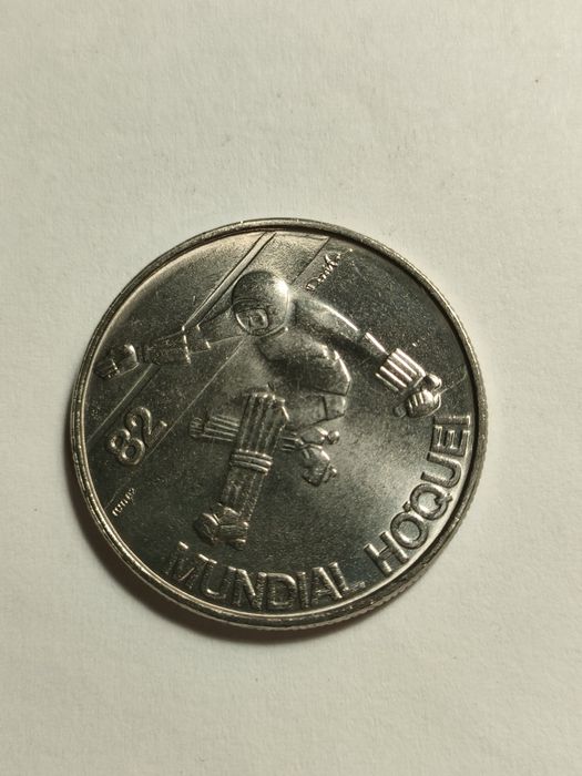 Moeda 25 Escudos - 25º Campeonato Mundial de Hóquei em Patins 1982