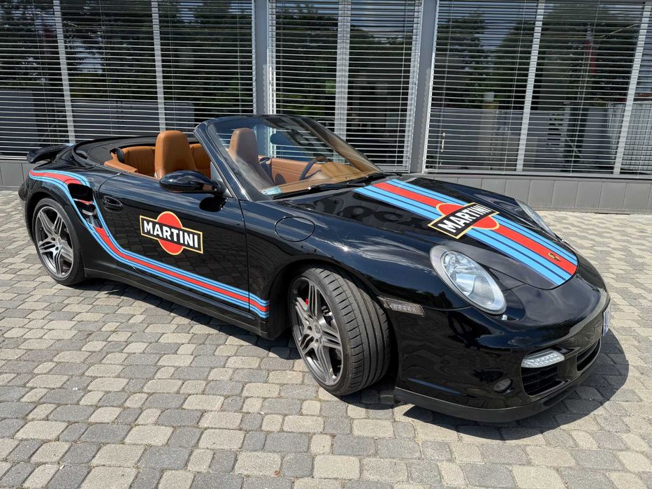 Porsche 911 Turbo Cabrio 634km 2007r 997 piękne MARTINI, zamiana