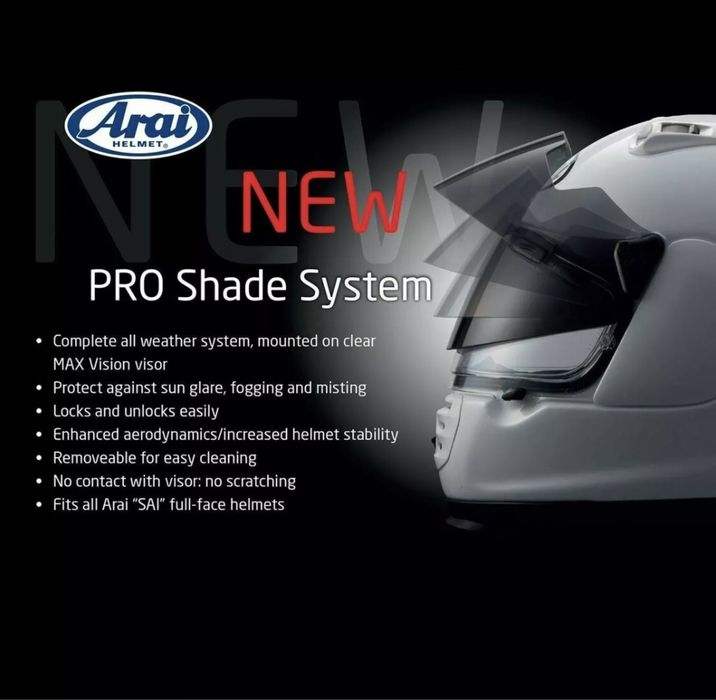 Viseira Arai Pro Shade SAI
