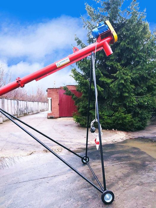 159мм*4м, шнековый навантажувач, шнек, шнековий погрузчик зерна, сої