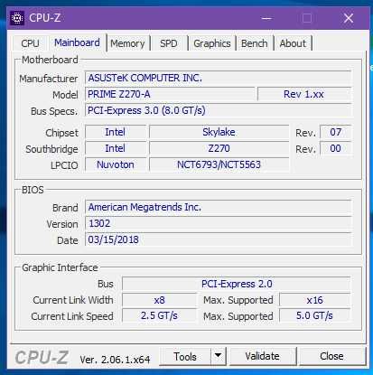 Asus Prime Z270-A + Xeon E3-1245V5 (аналог Core i7-7700-4/8)