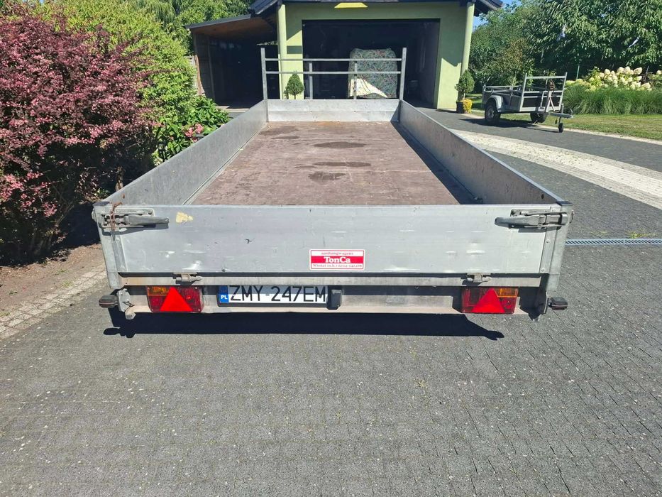 Przyczepa samochodowa WEYER DMC 3000 kg
