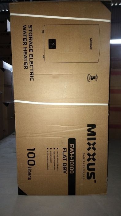 Бойлер Водонагрівач Плоский MIXXUS EWH-10100  100 л сухий тен 2 kW