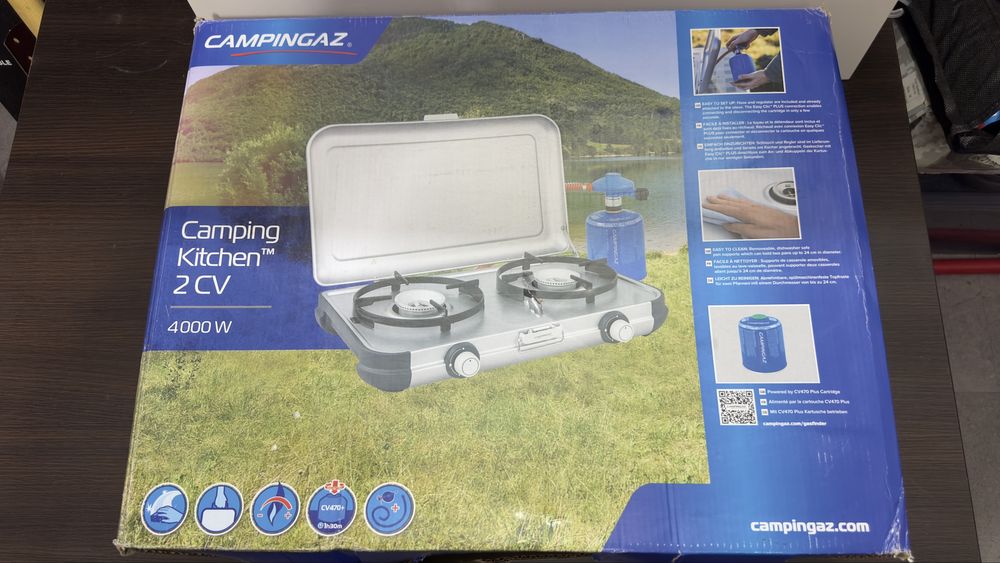 Kuchenka gazowa dwupalnikowa Campingaz 2 CV.