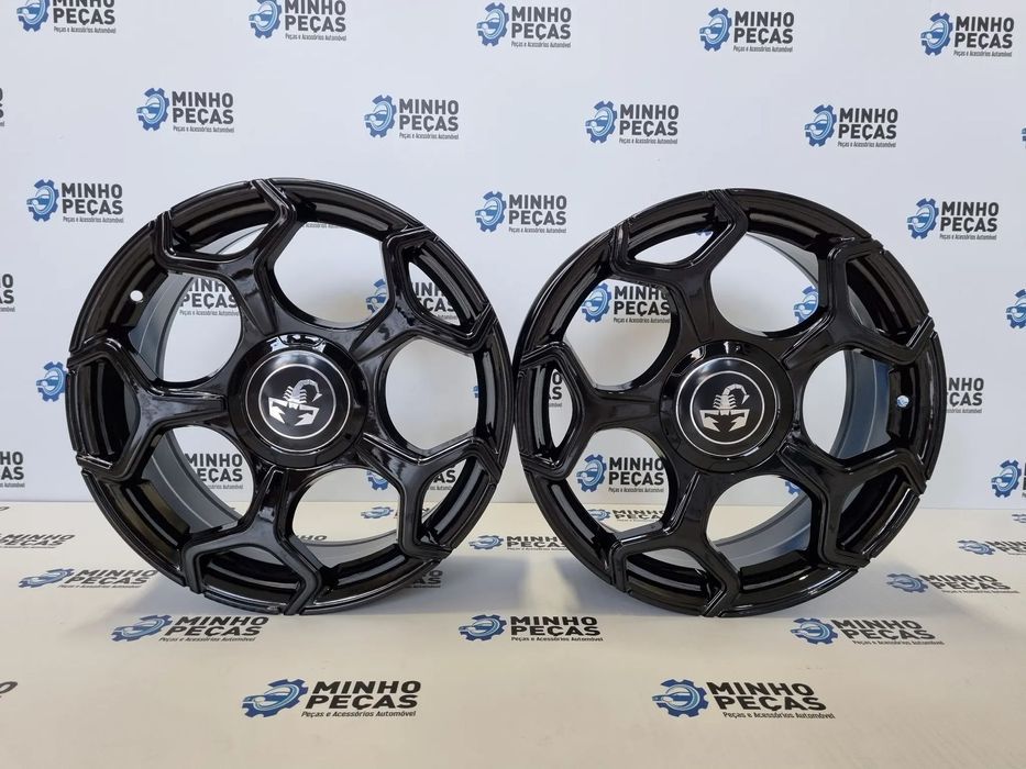 Jantes Fiat Punto Abarth em 17 Preto Brilho (4x98)