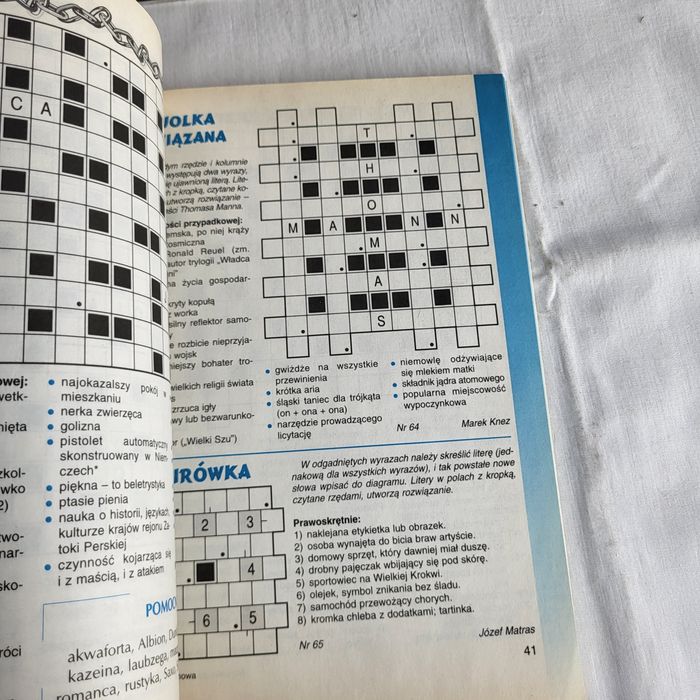 Krzyżówka z 2003 Nowa ⁴¹