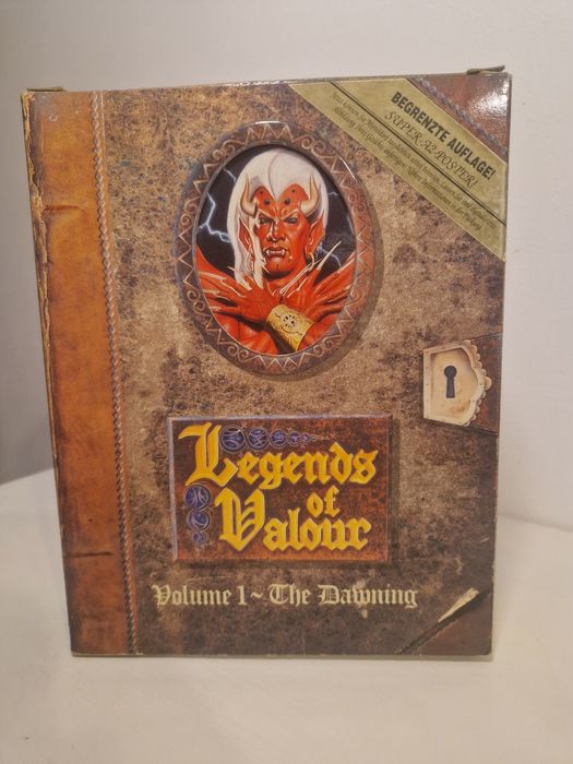 Legends of Valour gra Big Box Amiga A500 A600 A1200 Commodore